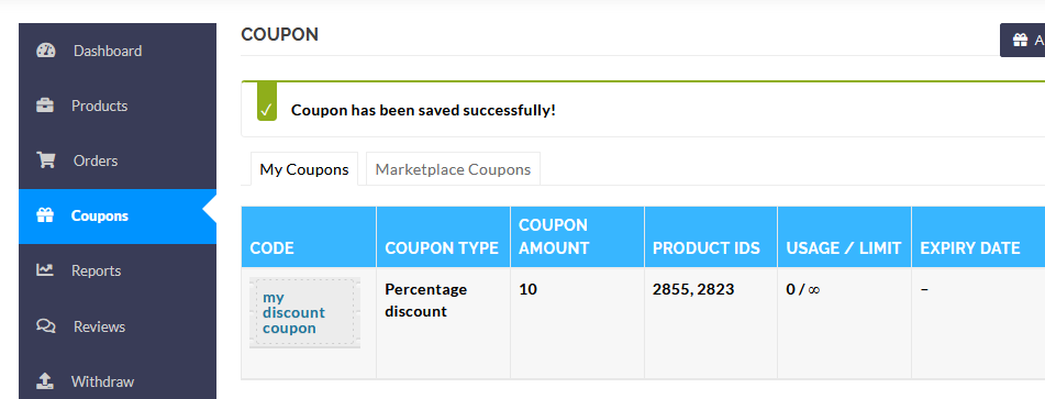 ZigTribe - How To Create Coupon