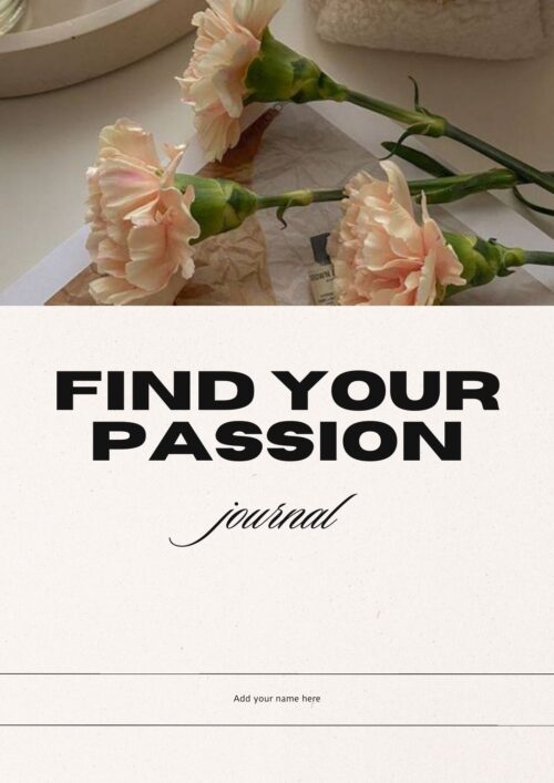 Find Your Passion Journal