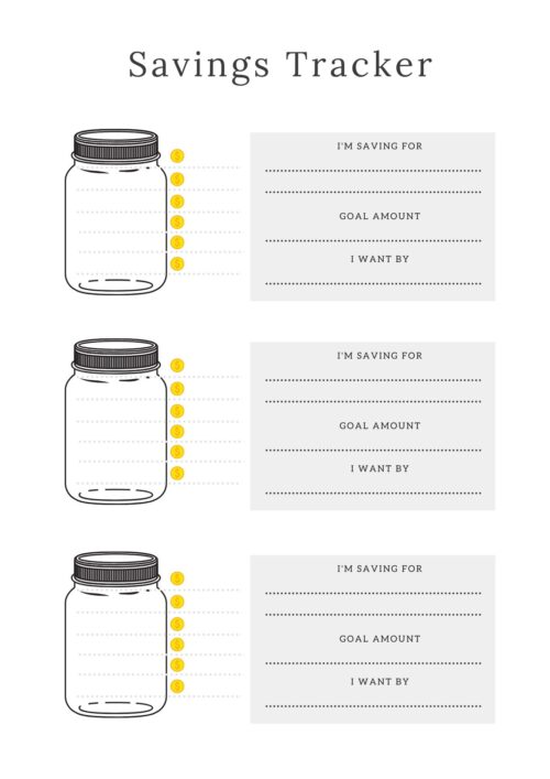 PLR Savings Tracker (12 Pages)