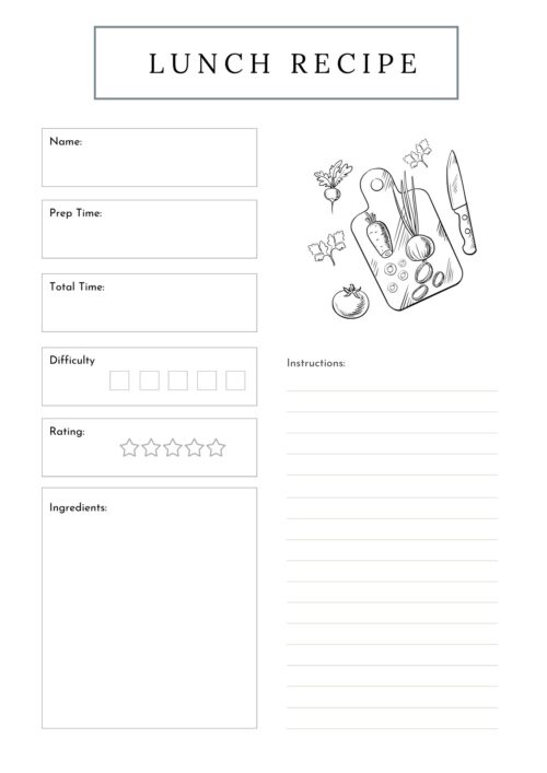 PLR Recipe Card Bundle (26 Pages)