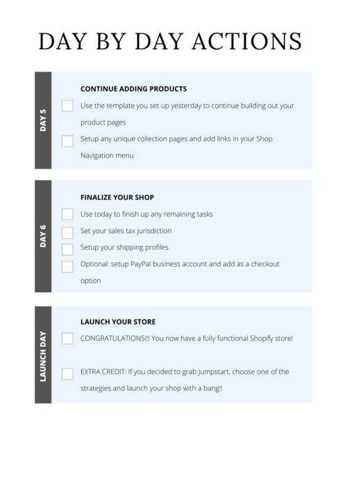 PLR Shopify Planner (41 Pages)