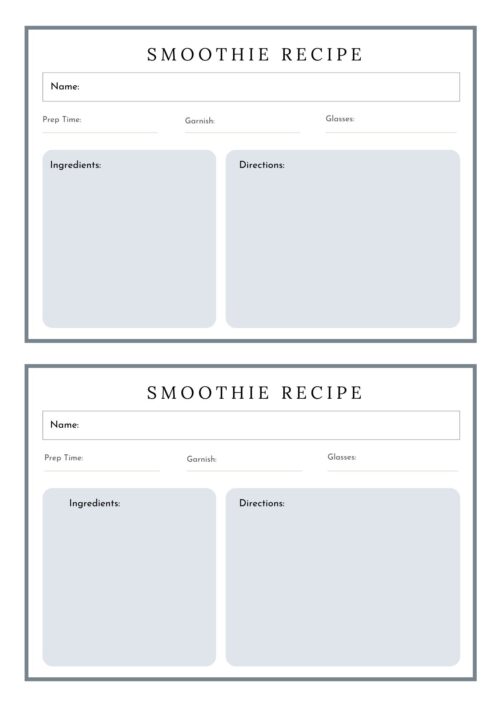 PLR Recipe Card Bundle (26 Pages)