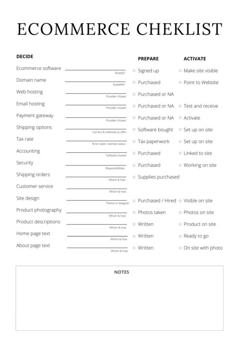 PLR Shopify Planner (41 Pages)