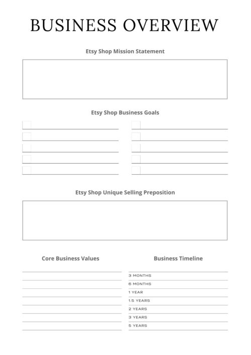 PLR Etsy Planner (43 Pages)