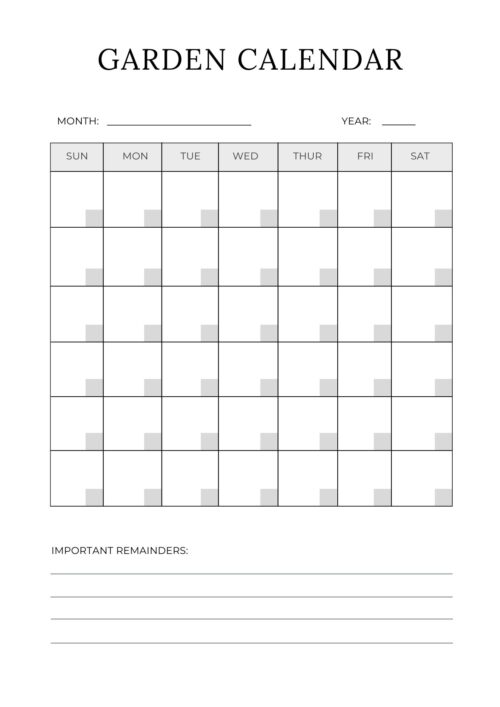 PLR Garden Planner (40 Pages)